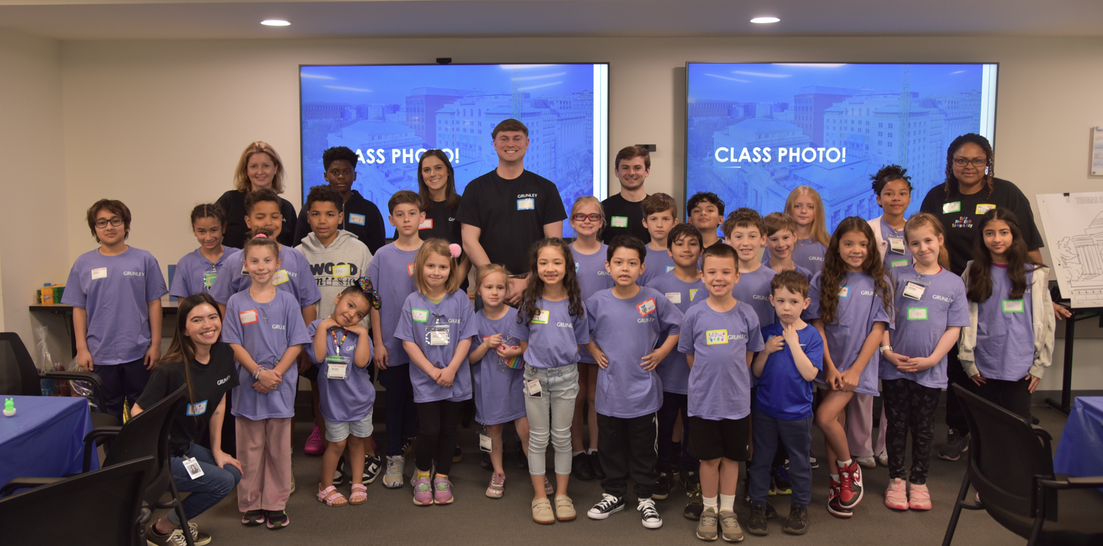 Grunley Hosts Take Our Daughters and Sons to Work Day